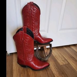 Red Cowboy Boots